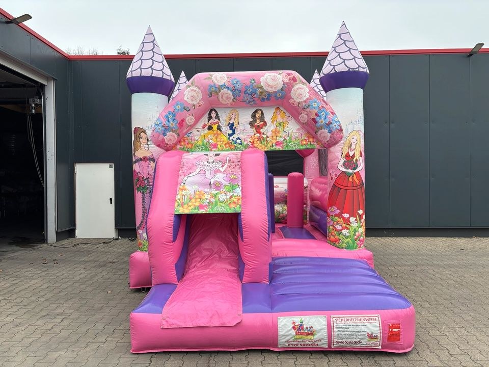 Hüpfburg Prinzessin Rutsche Kindergeburtstag mieten in Versmold