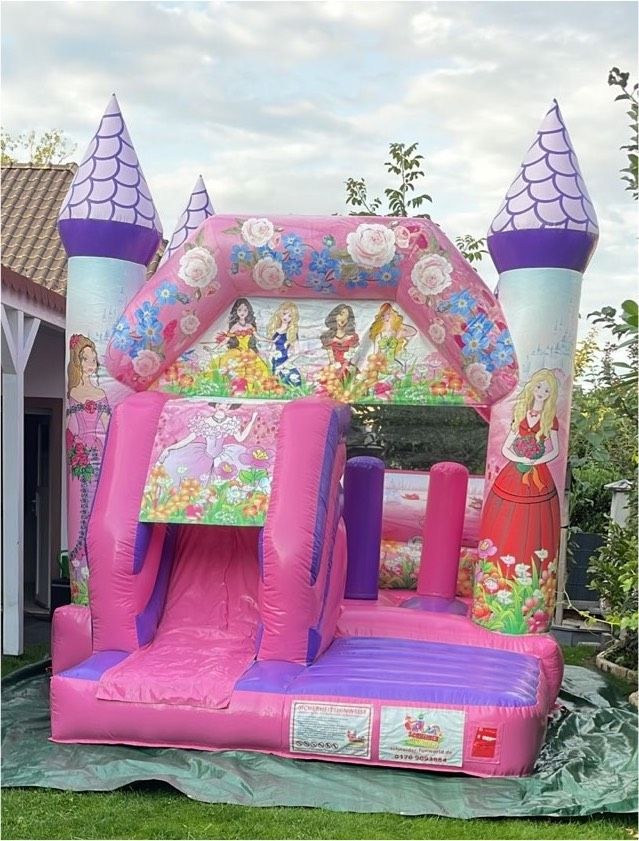 Hüpfburg Prinzessin Rutsche Kindergeburtstag mieten in Versmold – 3