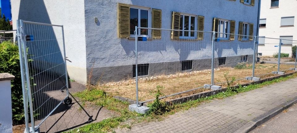 Bauzaun Mobilzaun Baustellenabsperrung Größen mieten in Neuenstein – 2