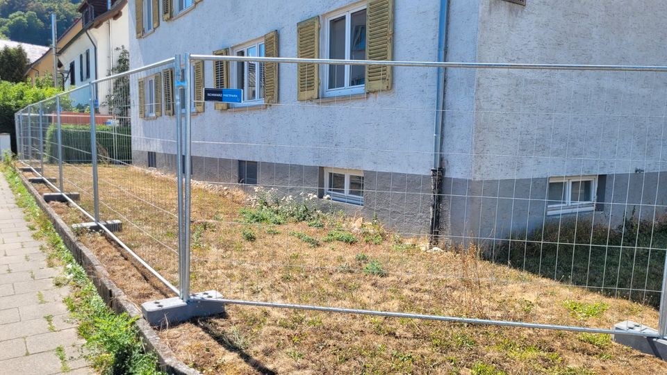 Bauzaun Mobilzaun Baustellenabsperrung Größen mieten in Neuenstein