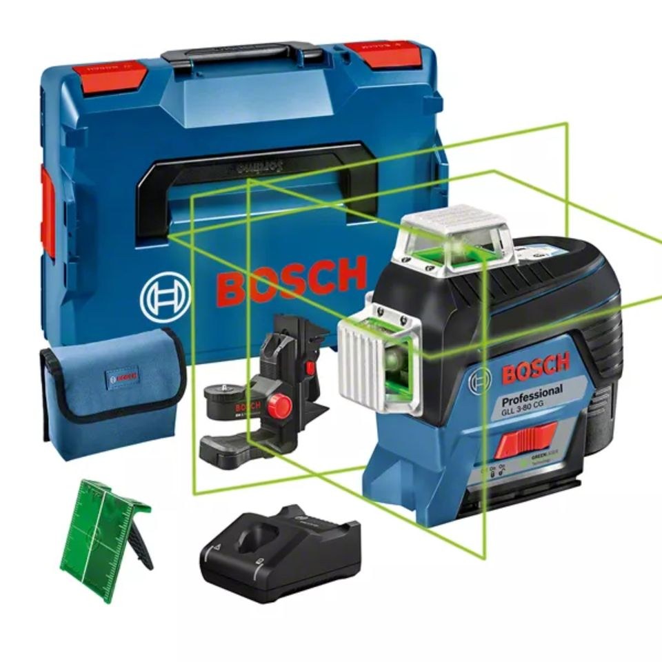BOSCH GLL 3 80 CG PRO Linienlaser Laser grün mieten in Neuenstein – 2
