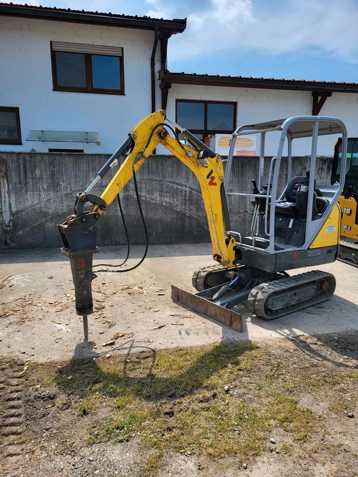 Minibagger Abbruchhammer mieten bei S. M. Mietservice