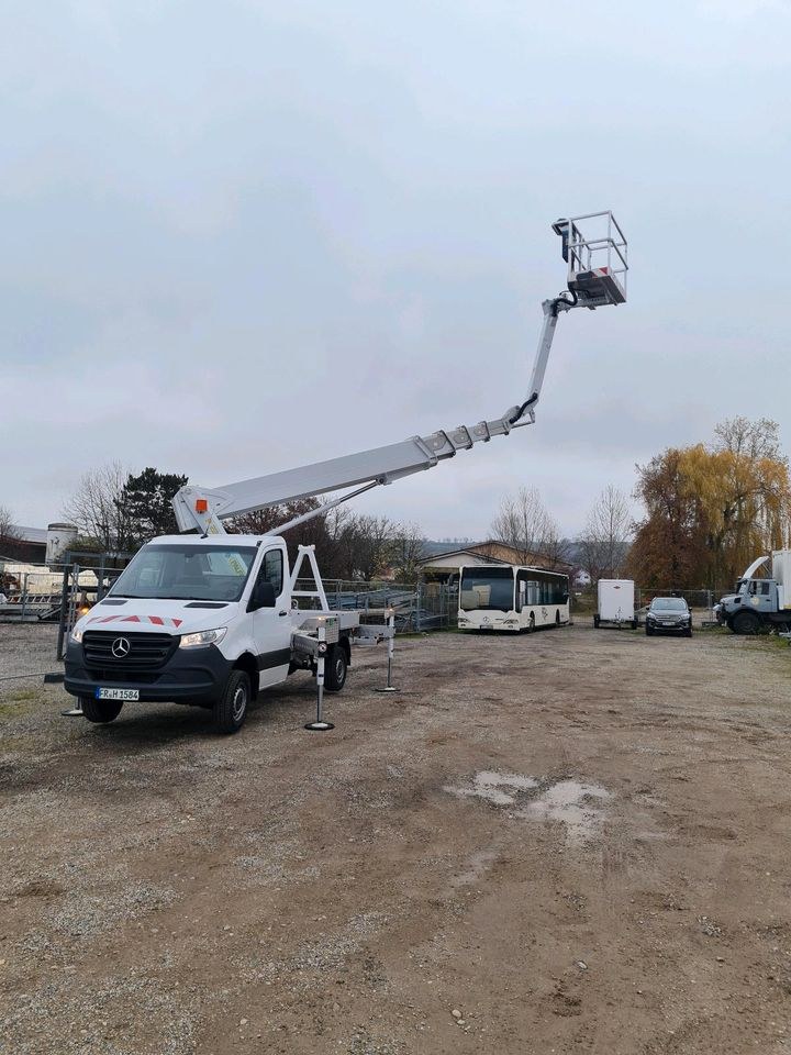 Hubsteiger 3,5t 22m Palfinger Korbarm mieten bei S. M. Mietservice – 3