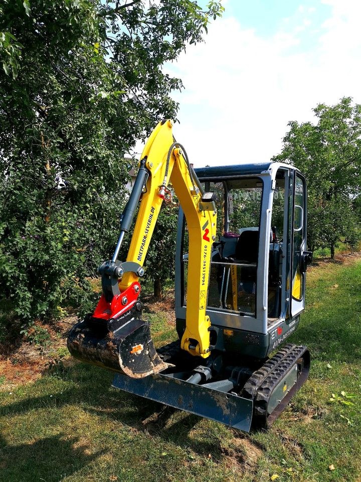 1,7t Minibagger inkl Anhänger mieten bei S. M. Mietservice – 2