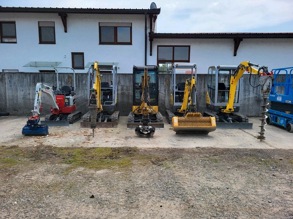 2t Minibagger Anhänger mieten bei S. M. Mietservice – 3