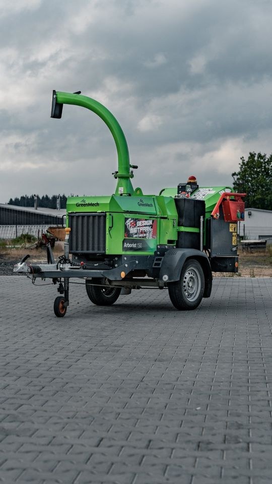 Greenmech Arborist 150 Häcksler Hacker mieten bei SE Design