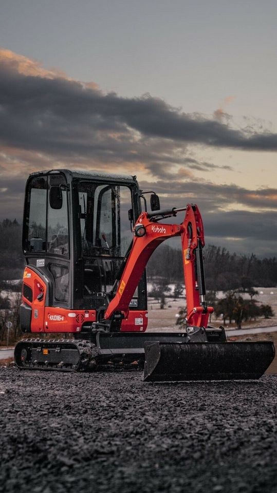 1,6t Minibagger Kubota KX016 4 mieten bei SE Design