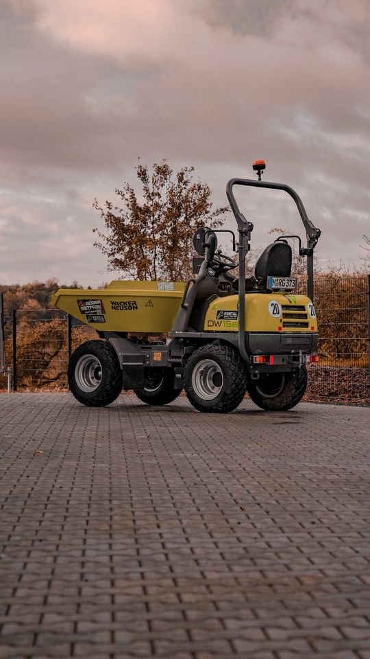 Wacker Neuson Elektro Raddumper DW15e mieten bei SE Design