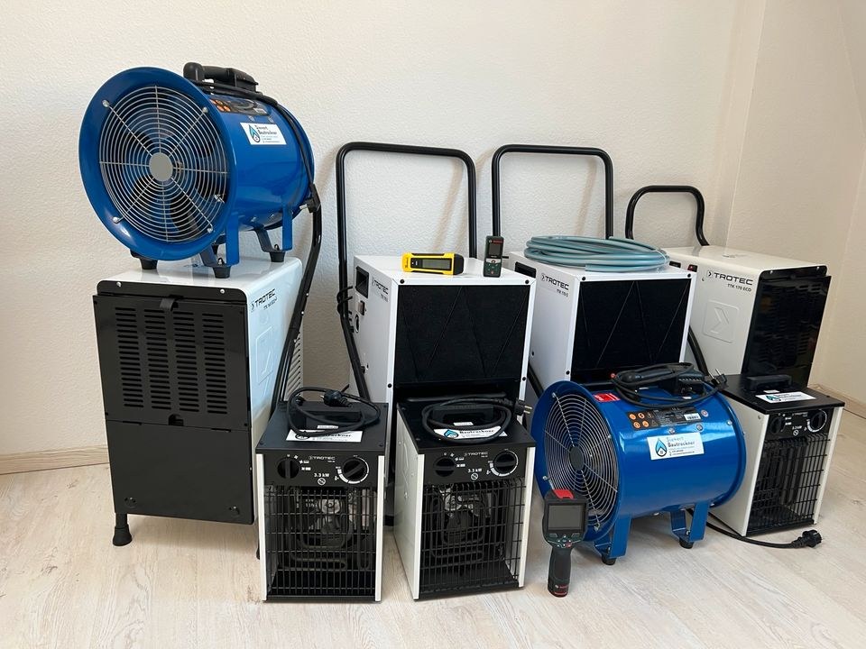 Heizgeräte Ventilatoren mieten bei Siewert Bautrockner