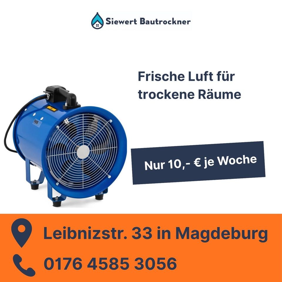 Bauventilator mieten bei Siewert Bautrockner – frische Luft