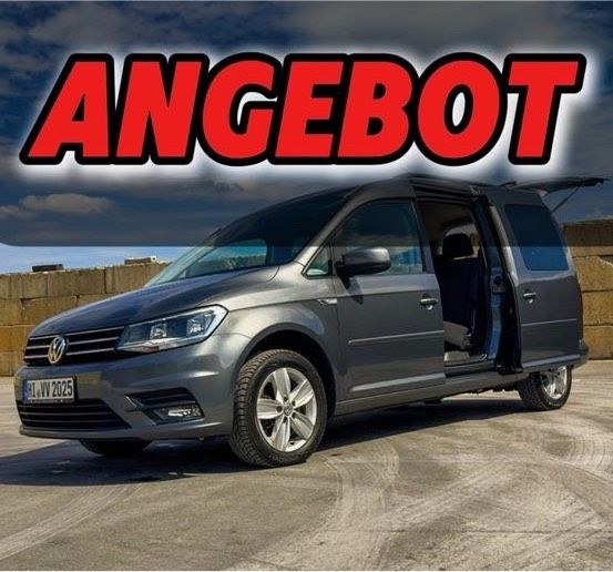VW Caddy Maxi 7 Sitzer ideal Urlaub Gruppen mieten bei SKRent