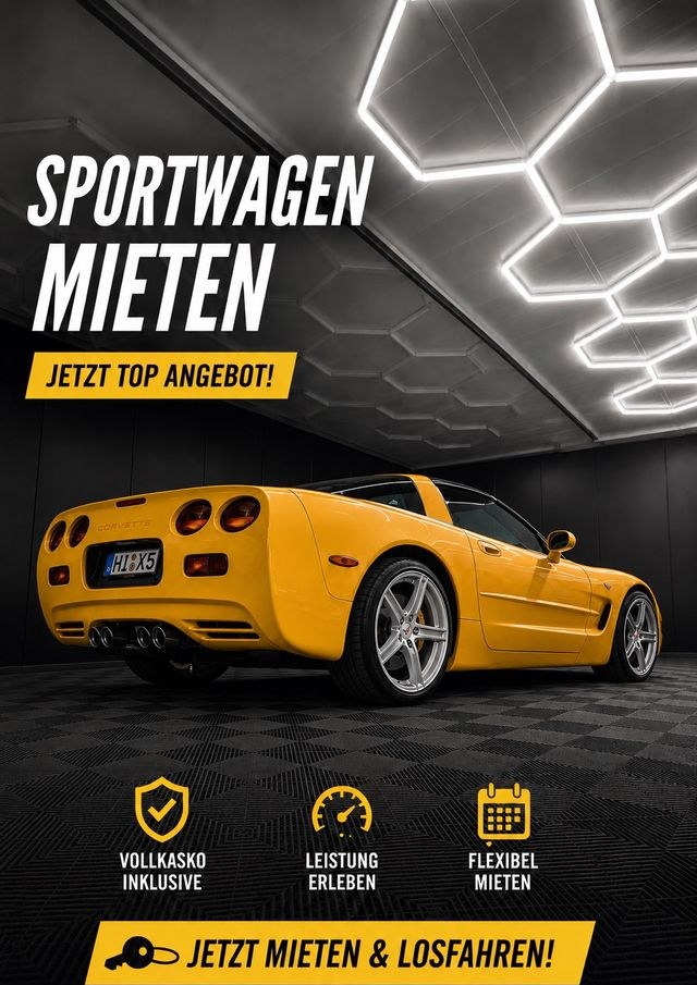 Corvette C5 Targa Sportwagen mieten bei SKRent – Fahrspaß auf Zeit
