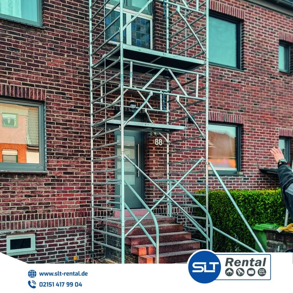 4,4m Roll Fassaden gerüst Solar Dämmung Leiter mieten bei SLT Rental