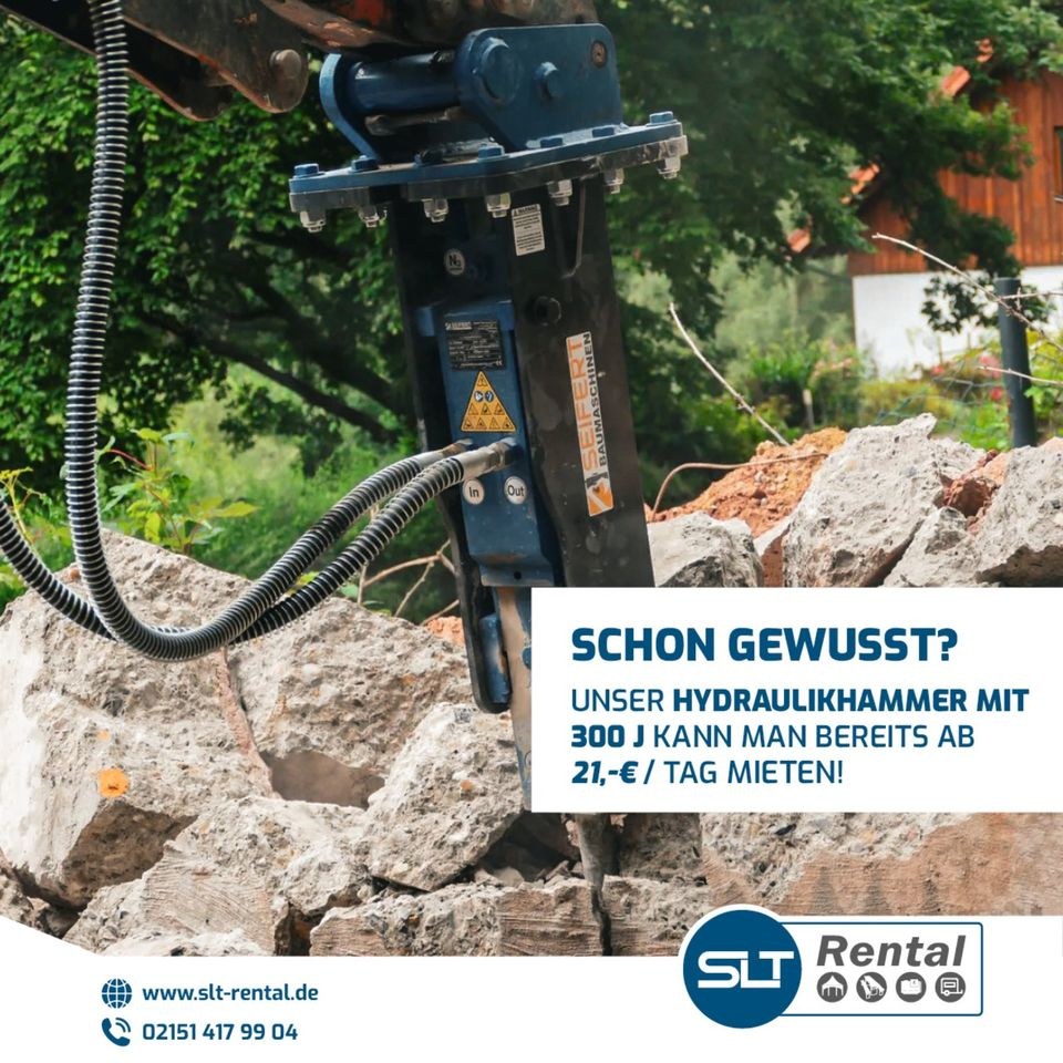 2,7t Bagger Minibagger Hydraulikhammer Gala mieten bei SLT Rental – 4