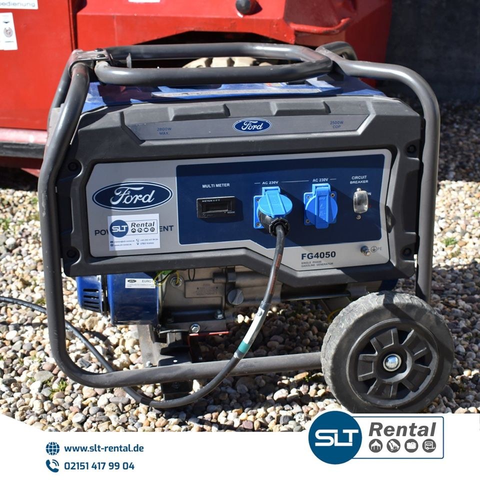 2,8 kVA Stromerzeuger Notstromaggregat mieten bei SLT Rental – 2