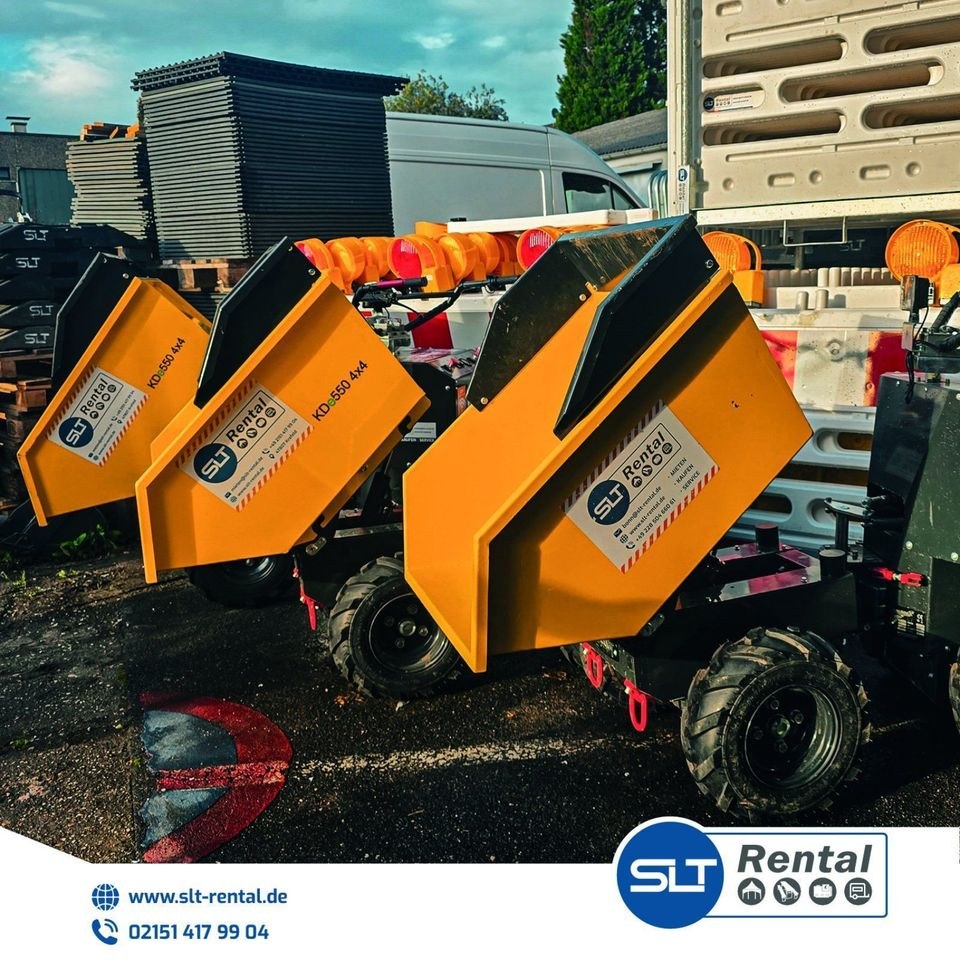 Dumper Minibagger,Radlader,Rüttelplatte,Gala mieten bei SLT Rental