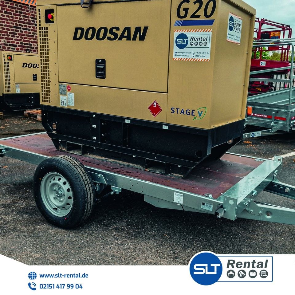 20 kVA Stromerzeuger Notstrom Stromaggregat mieten bei SLT Rental