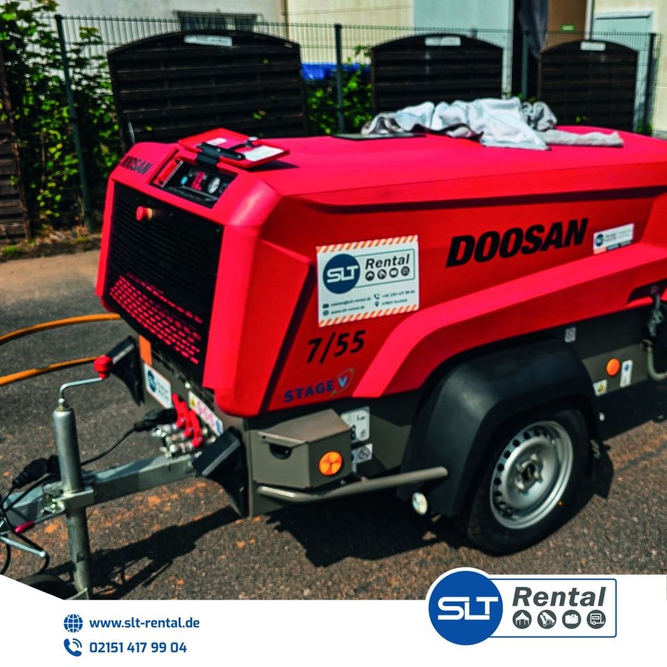 Druckluft Kompressor Aggregat Erdrakete Bagger mieten bei SLT Rental