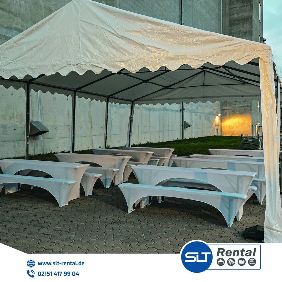 Partyzelt 6x8m mieten bei SLT Rental – für jedes Wetter – 3