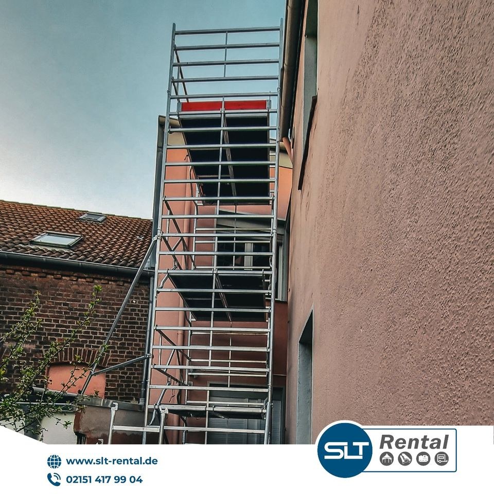 4,4m Roll Fassaden gerüst Solar Dämmung Leiter mieten bei SLT Rental – 3