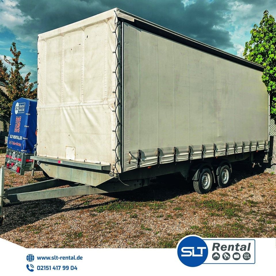 3500kg PKW Planenanhänger XXL ,PKW mieten bei SLT Rental