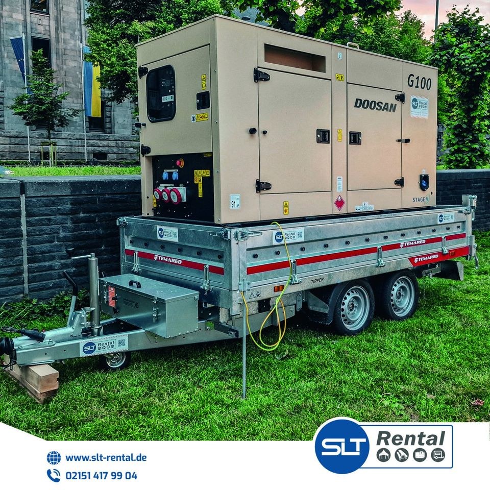 20 kVA Stromerzeuger Notstrom Stromaggregat mieten bei SLT Rental – 2