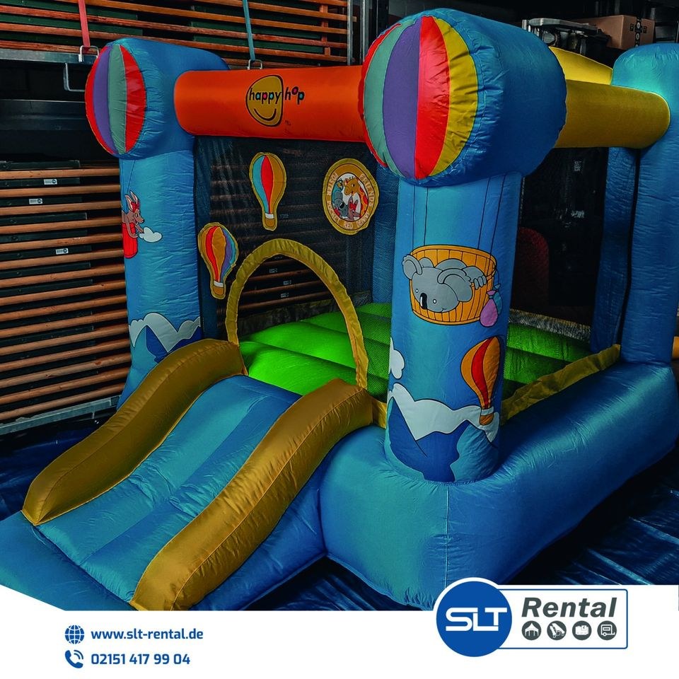 Hüpfburg Lamar Gartenparty Kindergeburtstag mieten bei SLT Rental