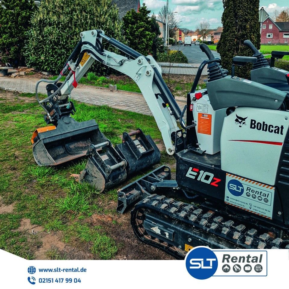 1,1t Mini Bagger mieten bei SLT Rental – für Aushub & Schutt – 4