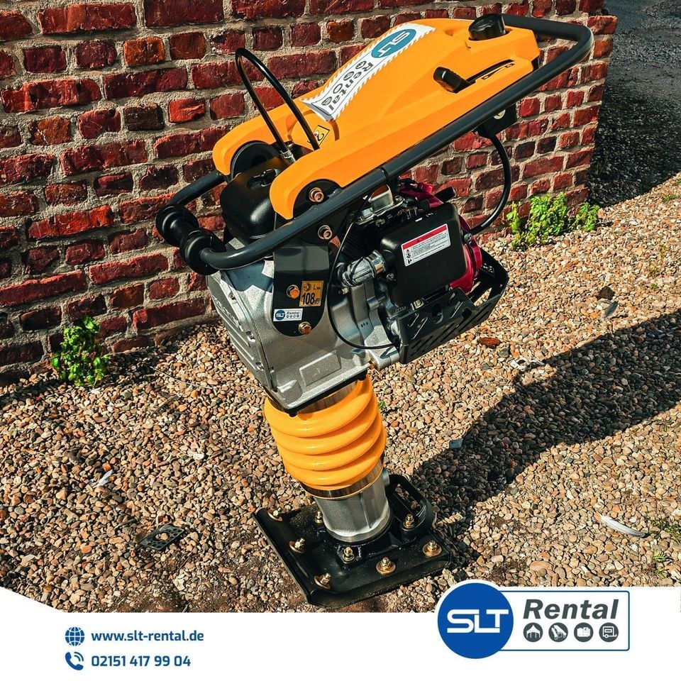 100kg Rüttelplatte Stampfer Bagger Dumper mieten bei SLT Rental – 2