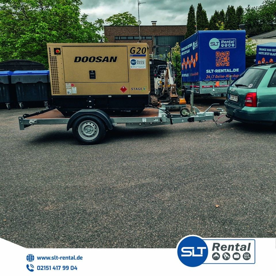 2,8 kVA Stromerzeuger Notstromaggregat mieten bei SLT Rental – 3