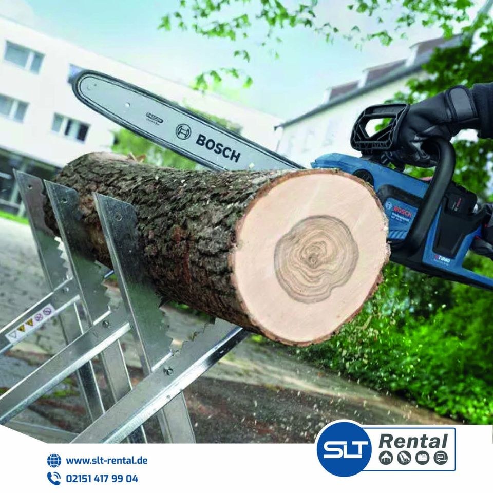 Bosch Kettensäge Häcksler Fräse Laubbläser mieten bei SLT Rental – 3