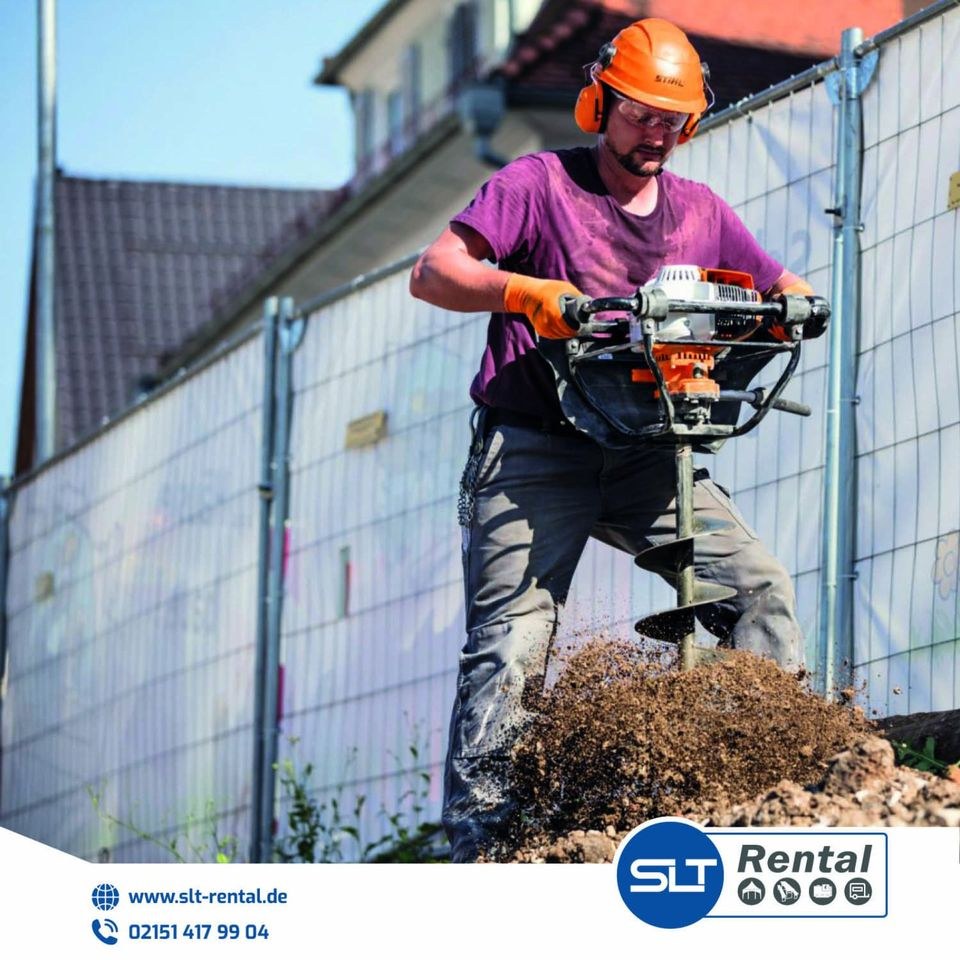 Erdbohrer Stihl mieten bei SLT Rental – für Pflaster & Terrasse – 3
