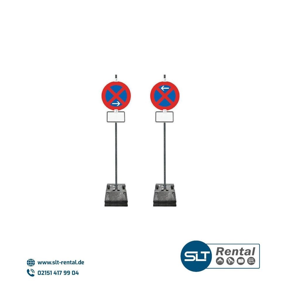 Halteverbot Set Schilder Verkehrszeichen mieten bei SLT Rental