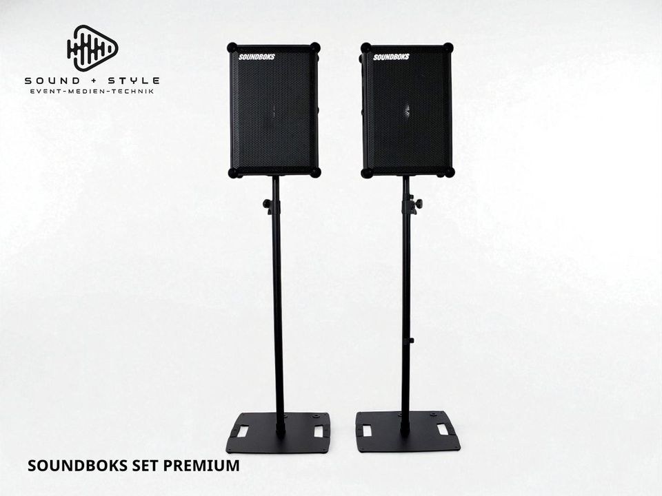 SOUNDBOKS Set Premium Bluetooth Musikanlage mieten bei SOUND + STYLE