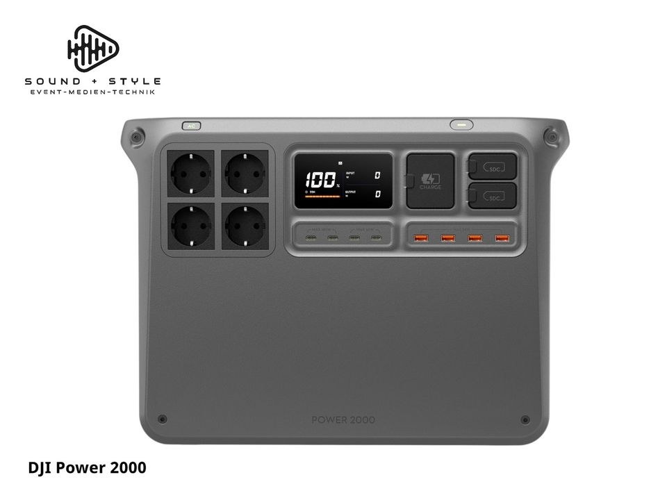 DJI Power 2000 Powerstation 3000W mieten bei SOUND + STYLE – 3
