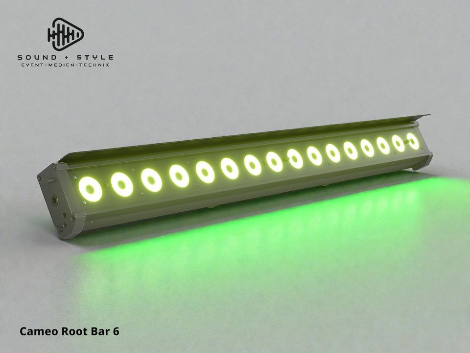 Cameo Root Bar 6 LED Partylicht RGB UV mieten bei SOUND + STYLE