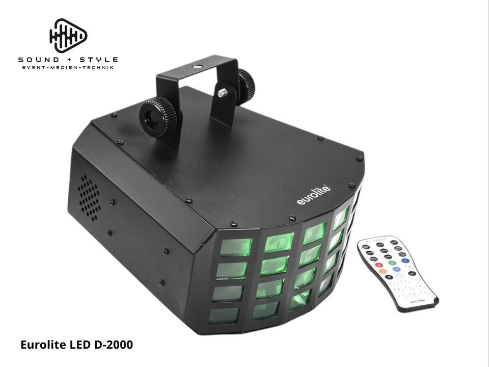 Eurolite LED D 2000 Derby Partybeleuchtung mieten bei SOUND + STYLE – 2