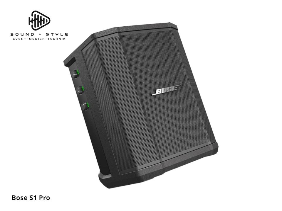 Bose S1 Pro Aktivbox Bluetooth Mini PA mieten bei SOUND + STYLE – 2