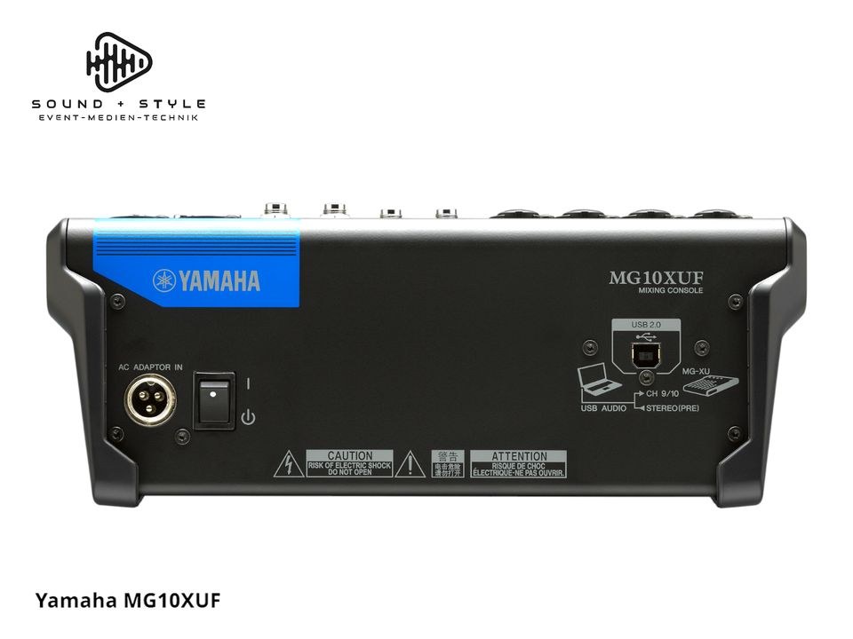 Yamaha MG10XUF 10 Kanal Mischpult USB Interface mieten in Gilching – 4