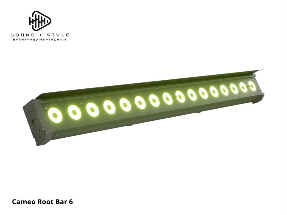 Cameo Root Bar 6 LED Partylicht RGB UV mieten bei SOUND + STYLE – 2