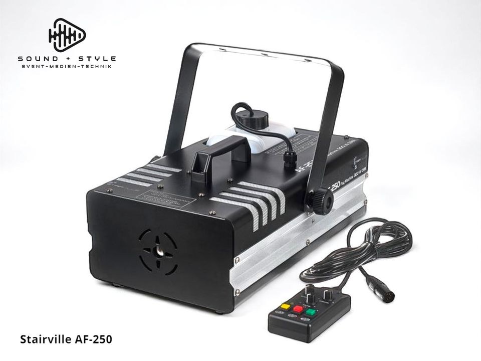 Stairville AF 250 Nebelmaschine DMX mieten bei SOUND + STYLE