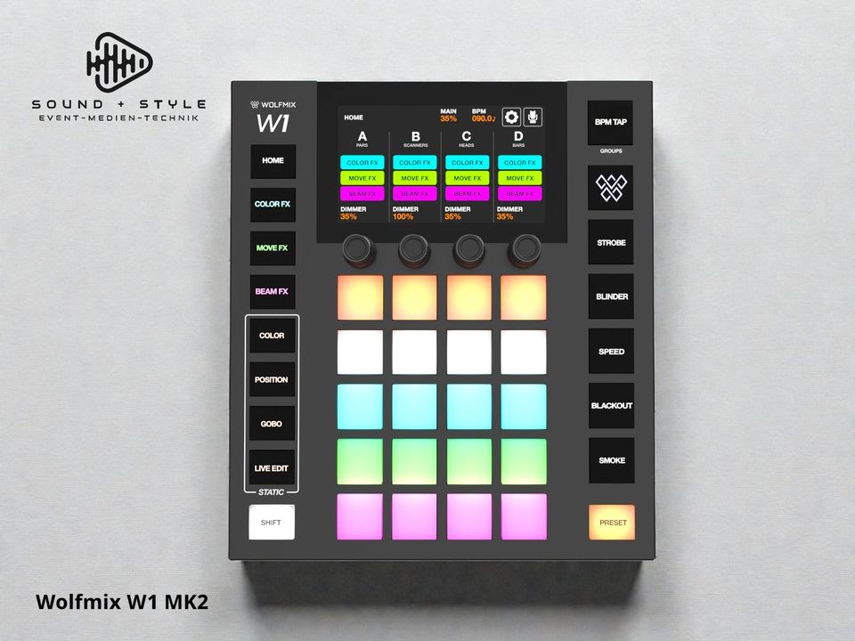 Wolfmix W1 MK2 Standalone DMX Performance mieten bei SOUND + STYLE