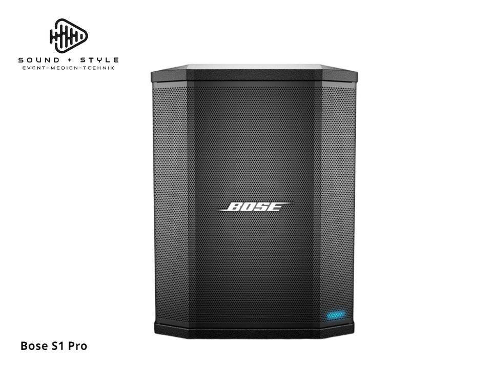 Bose S1 Pro Aktivbox Bluetooth Mini PA mieten bei SOUND + STYLE – 3