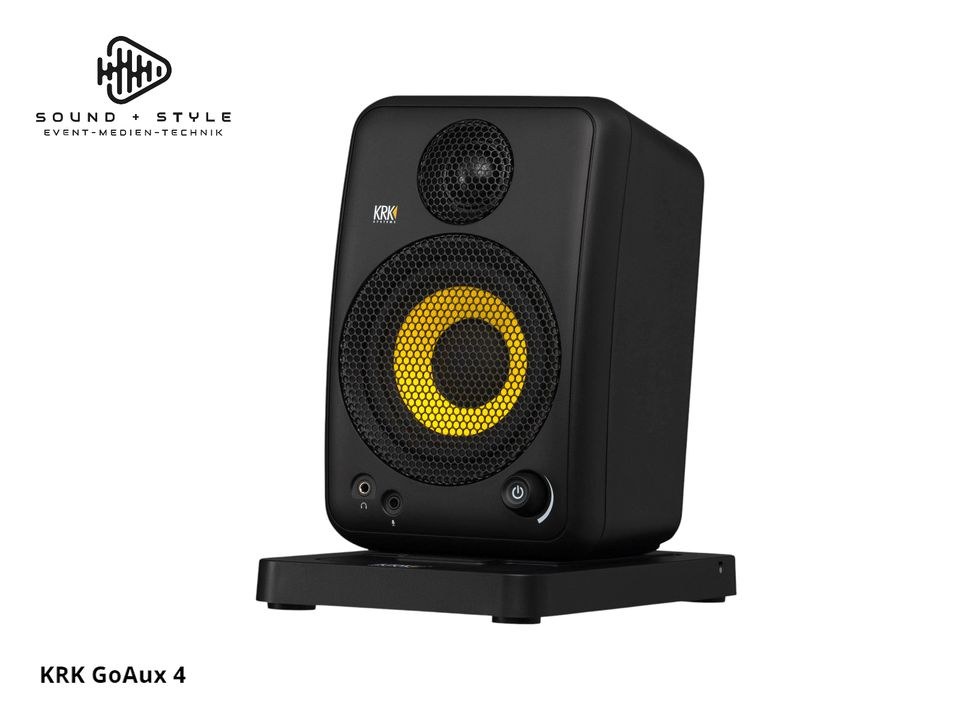 KRK GoAux 4 Mobile Studiomonitore Bluetooth mieten bei SOUND + STYLE – 4