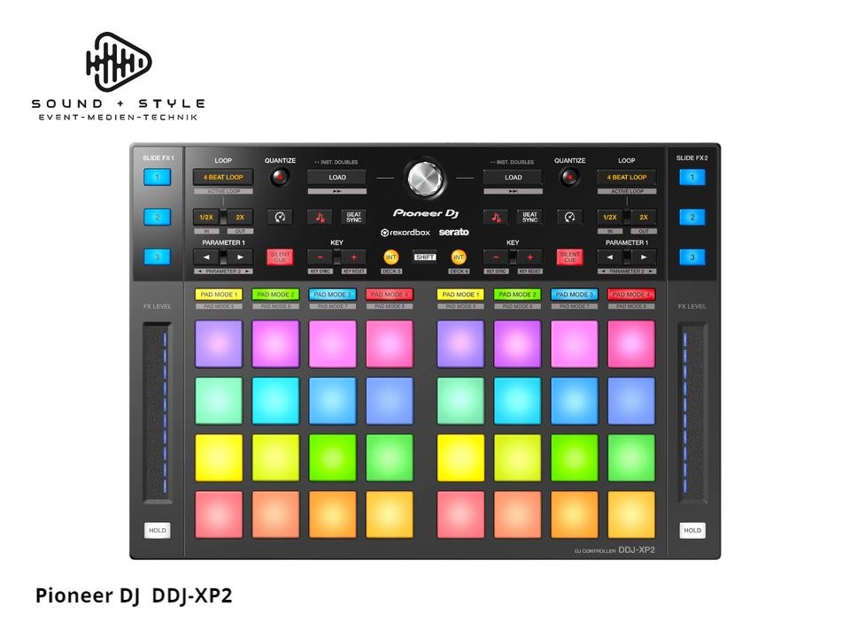 Pioneer DJ DDJ XP2 Subcontroller rekordbox mieten bei SOUND + STYLE – 2