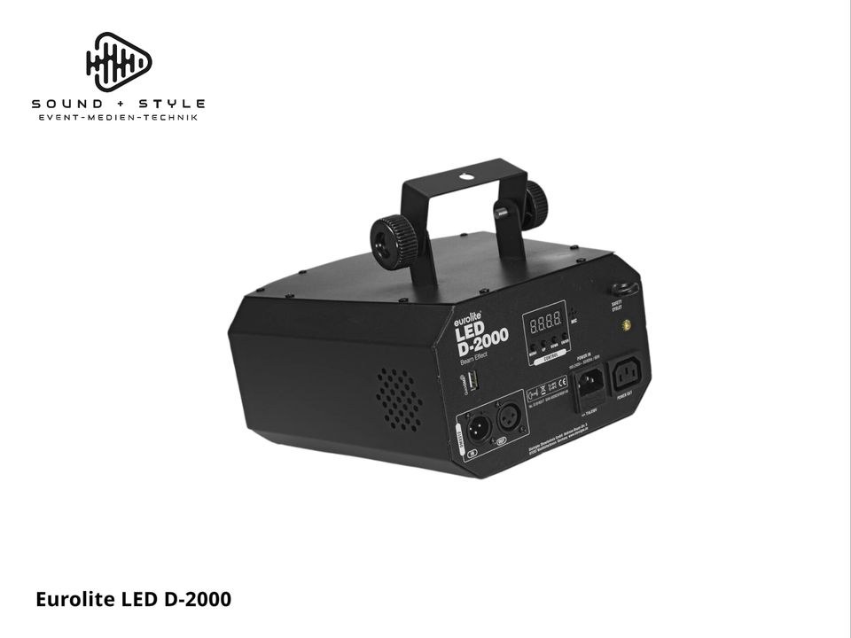 Eurolite LED D 2000 Derby Partybeleuchtung mieten bei SOUND + STYLE – 4