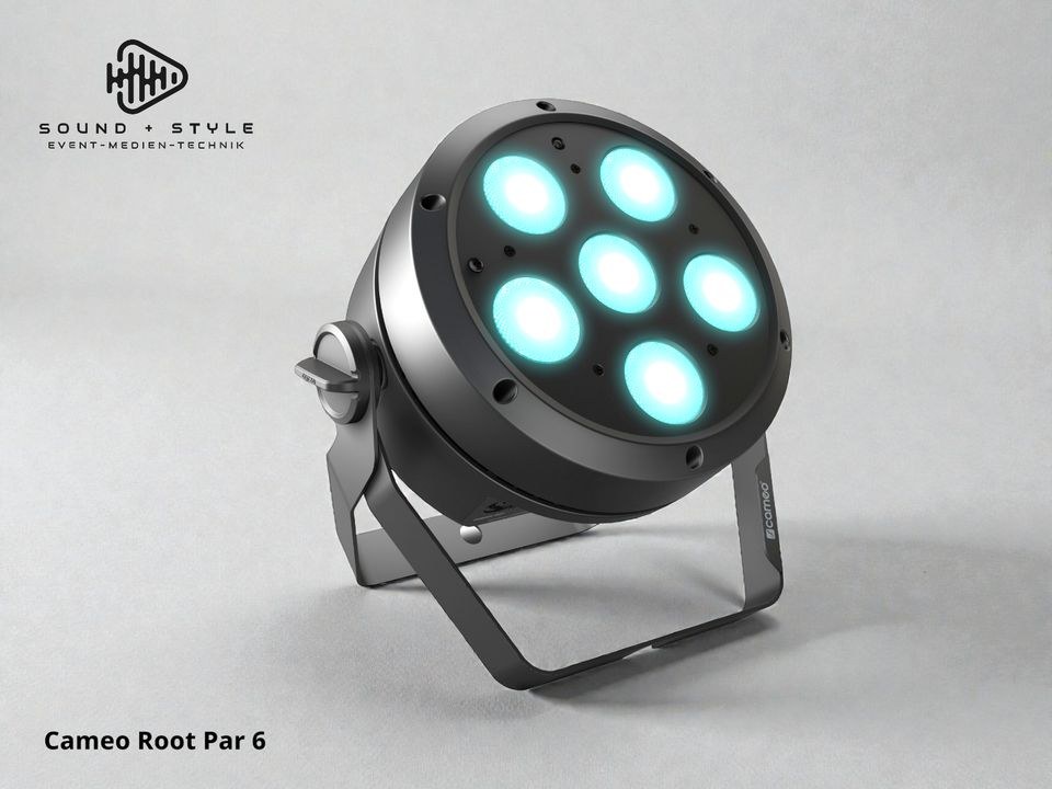 Cameo Root Par 6 Partylicht RGBWA+UV Discolicht mieten in Gilching