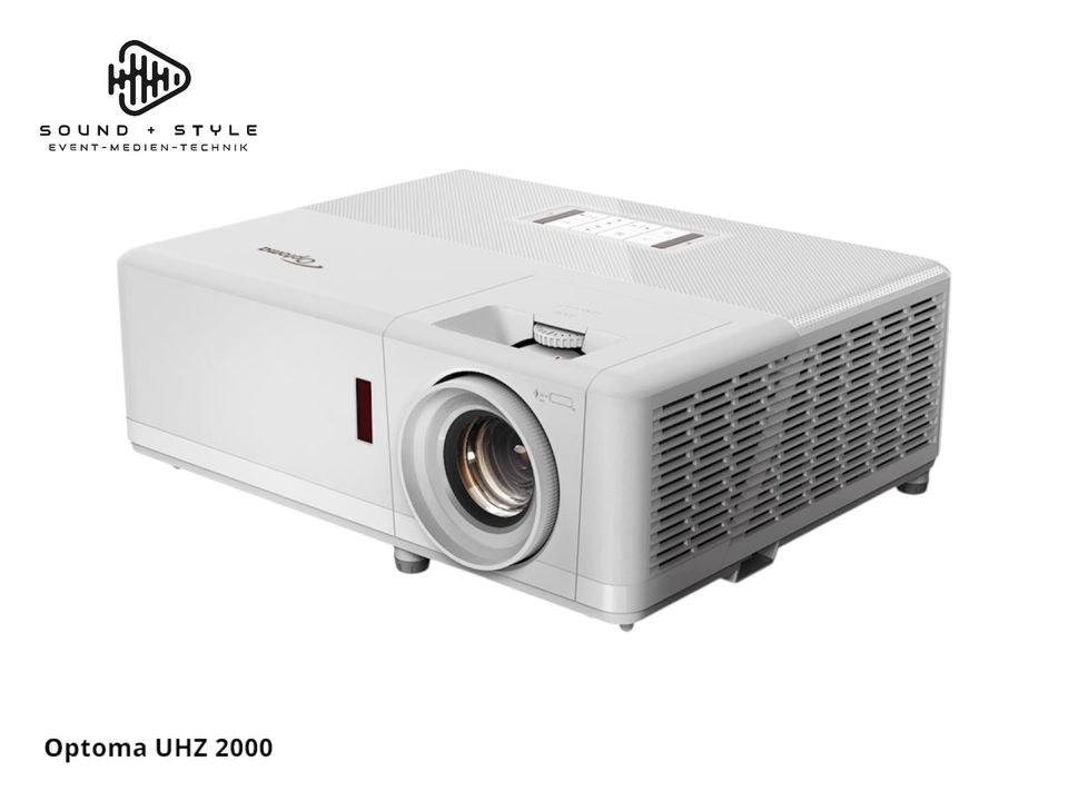 Optoma UHZ 2000 4K Laserprojektor Beamer mieten bei SOUND + STYLE – 2