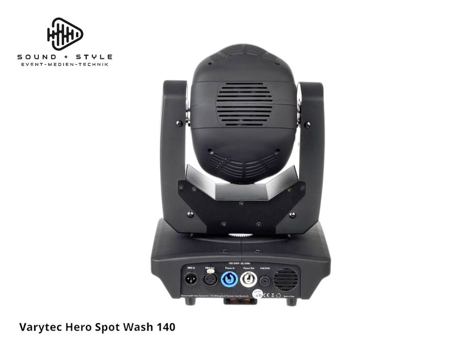 Varytec Hero Spot Wash 140 2in1 Moving Head mieten bei SOUND + STYLE – 4