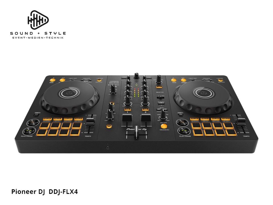 Pioneer DJ DDJ FLX4 Kompakter 2 Kanal Controller mieten in Gilching – 4
